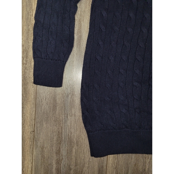 Polo Ralph Lauren Children's Cable-Knit Elbow Patch Sweater Dress - Picture 3 of 12